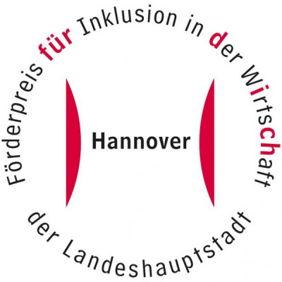 Logo des Förderpreises für Inklusion in der Wirtschaft der Landeshauptstadt Hannover